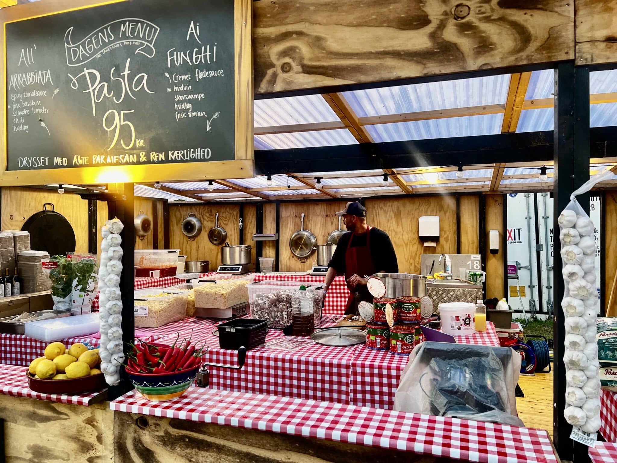 Lakelands street food-bod med pasta og spanske råvarer